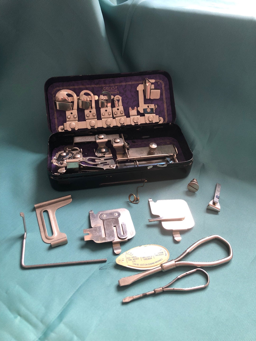 Vintage Sewing Machine Attachments Etsy