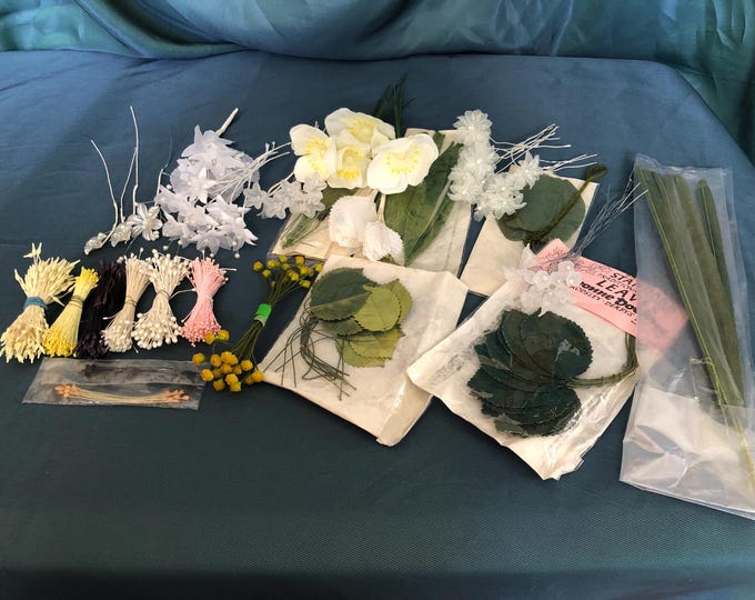 Silk artificial flower crafting items