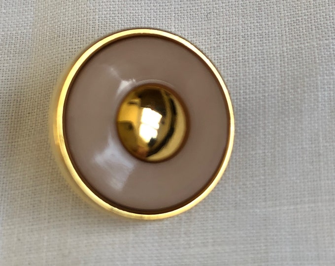 Buttons, Vintage circular beige fashion buttons