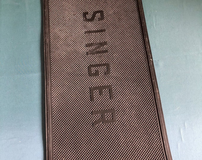 Vintage Singer sewing machine mat