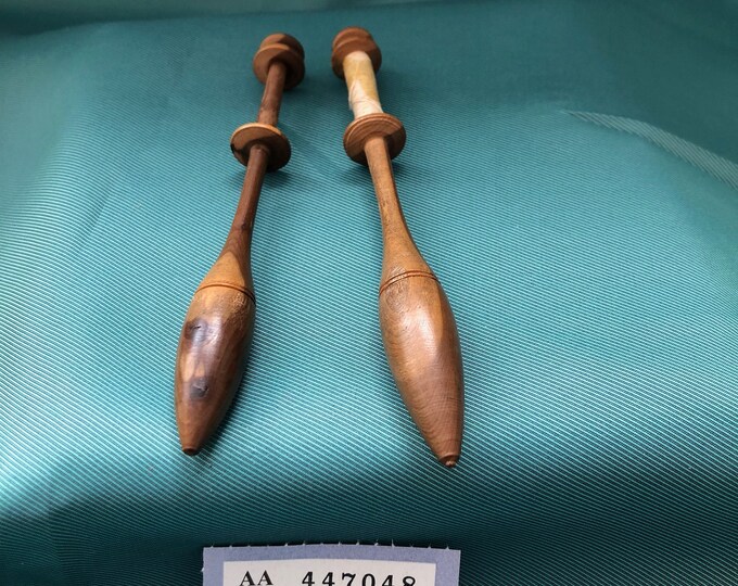wooden lacemaking bobbins