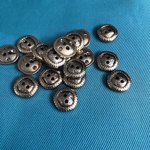 Buttons, Vintage old gold coloured buttons
