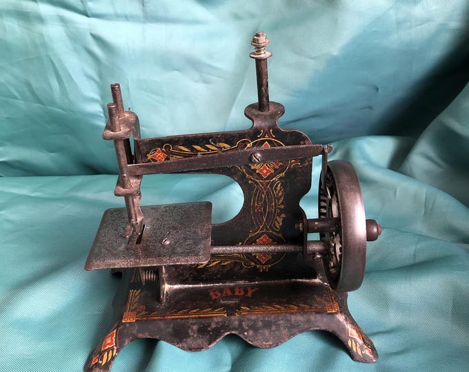 Vintage French Child's Sewing Machine