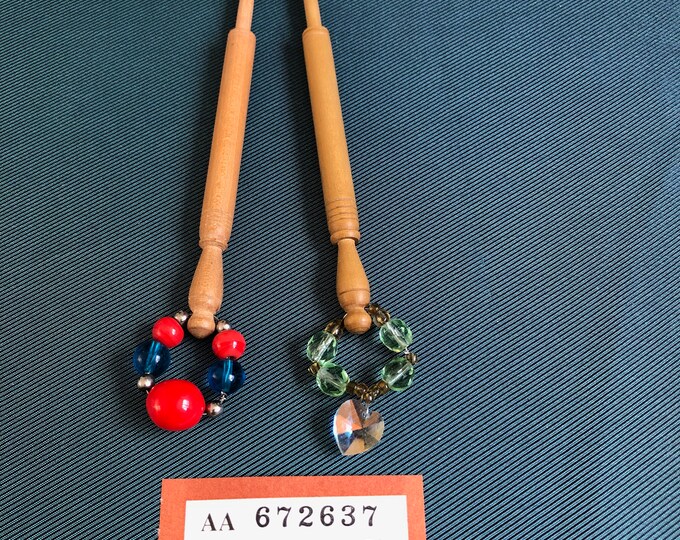 wooden lace bobbins