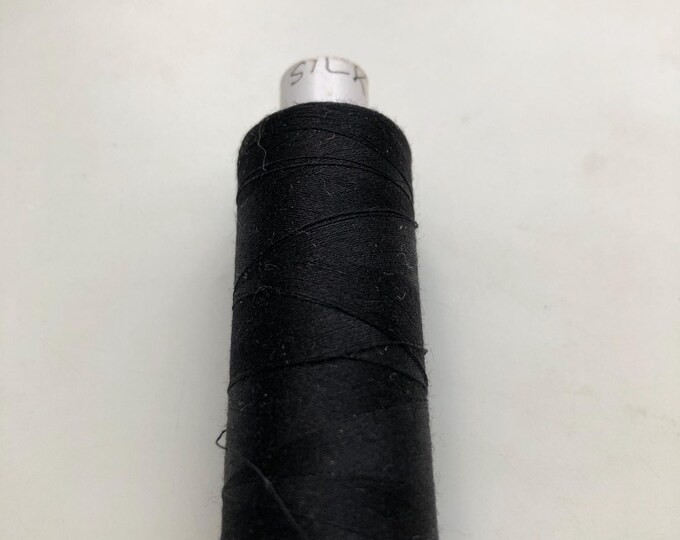 silk embroidery thread Black