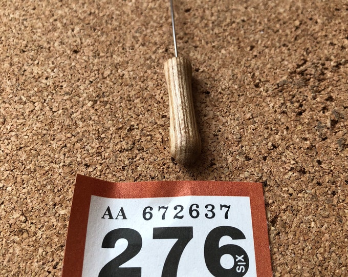 lacemaking card prickers - short handled