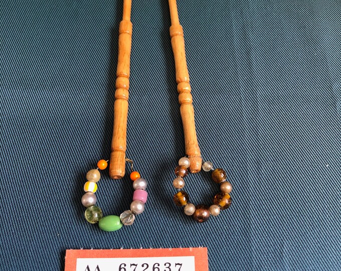 wooden lace bobbins