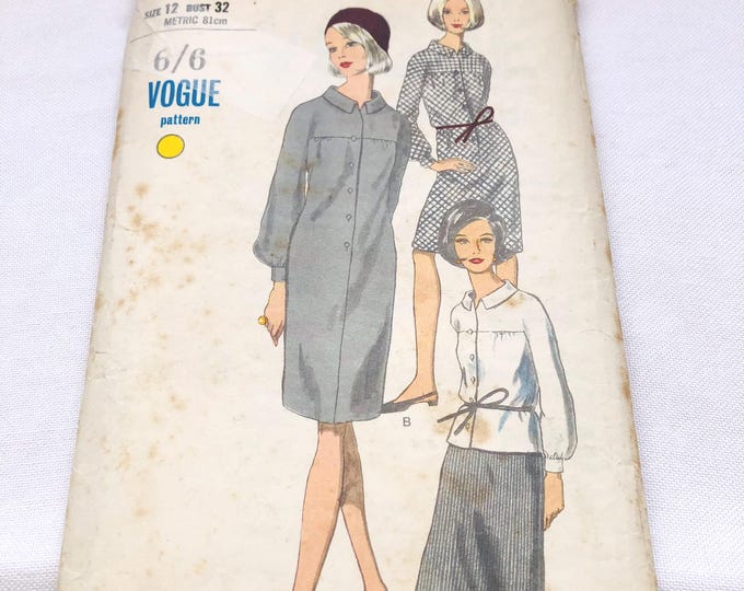 Vogue Pattern 6573 - Ladies smart dress, blouse and skirt
