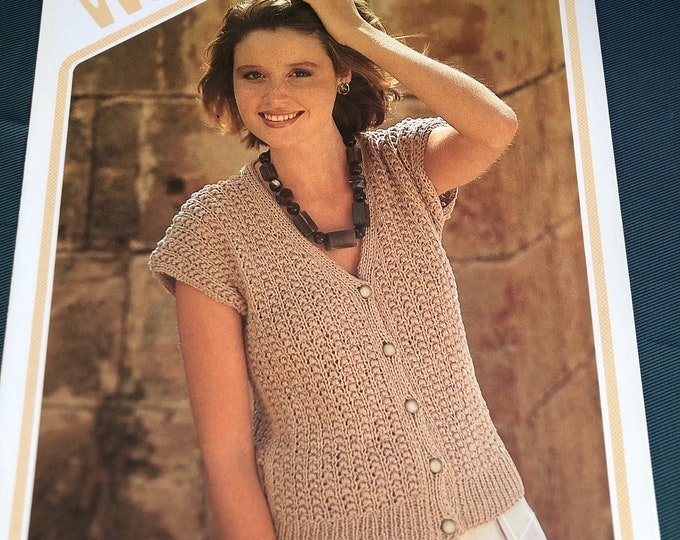 Paper vintage knitting Pattern Wendy Como 2505