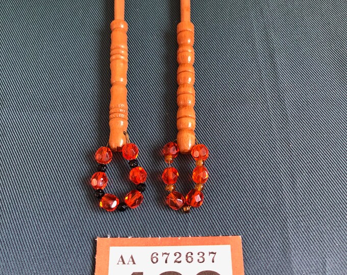 wooden lace bobbins