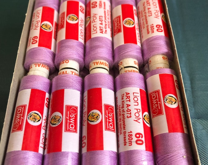 Vintage Lion Poly  60 Thread - lilac