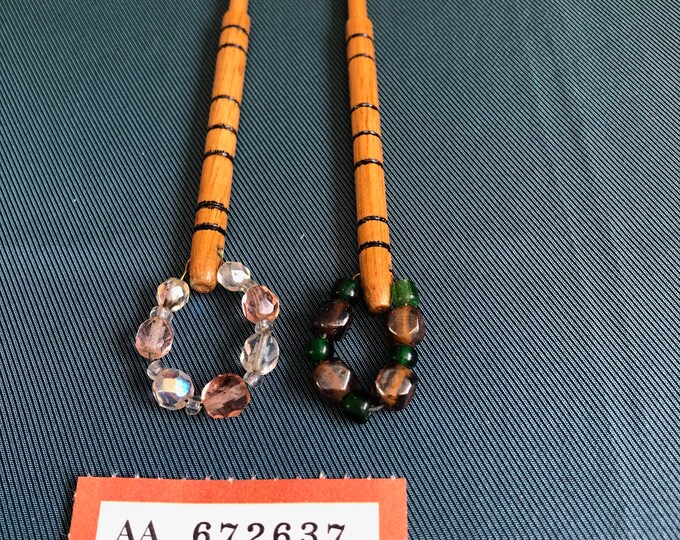 wooden lace bobbins