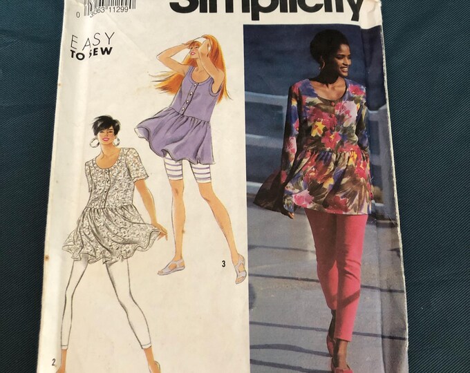 Ladies legging, top and headband paper Sewing Pattern, Factory Folded, Simplicity 7289