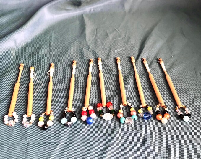 Lacemaking bobbins x 10