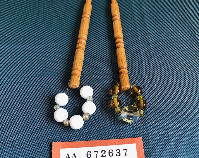 wooden lace bobbins