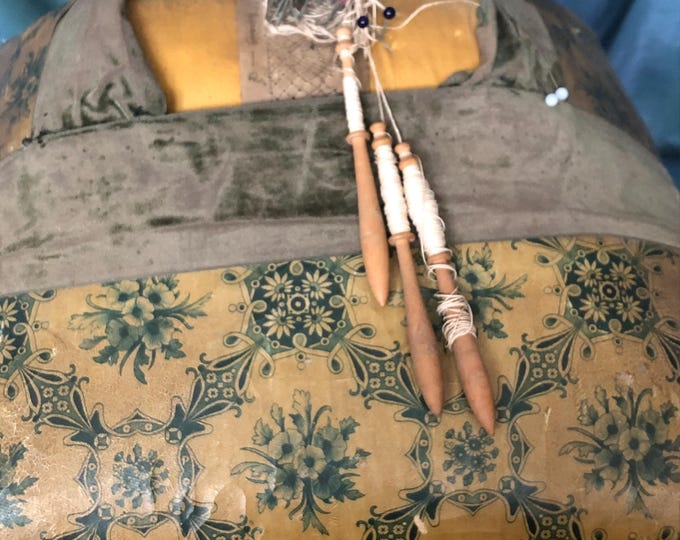 Antique French Lacemaking pillow