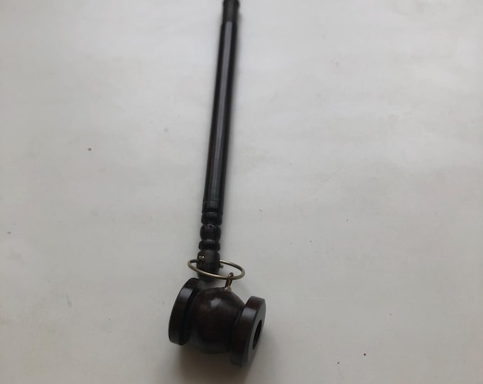 wooden lacemaking bobbins with woodsetton design works Stanhope peep