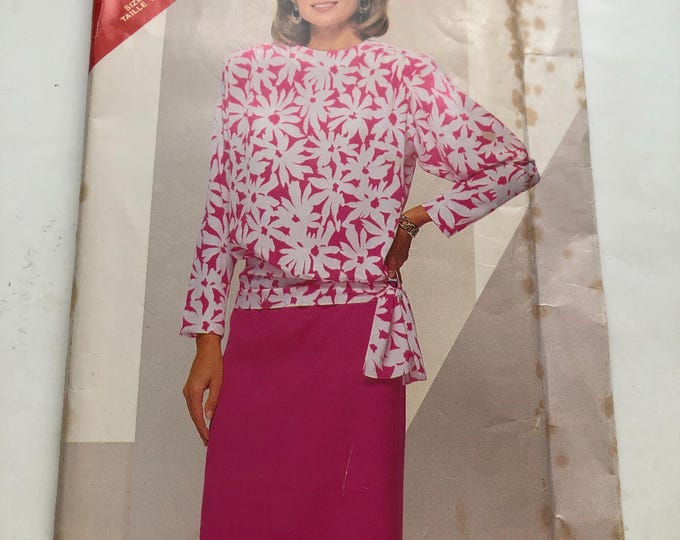 See and Sew blouse and skirt pattern 5468 - Factory Folded