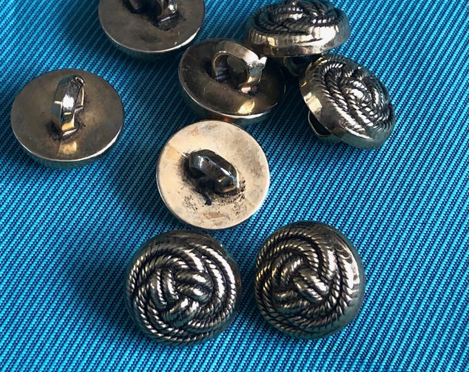 Buttons, Vintage old gold coloured buttons