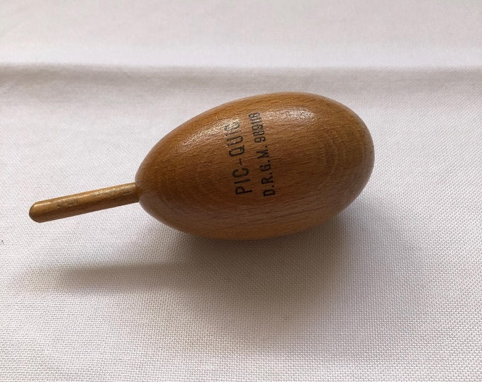 Vintage darning egg, darning mushroom