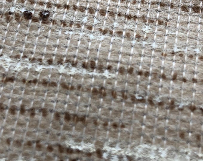 Vintage woven polyester curtain, upholstery fabric