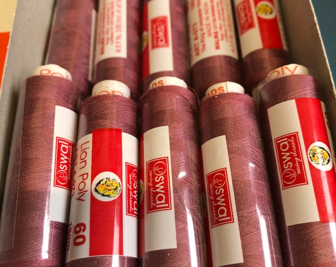 Vintage Lion Poly  60 Thread - purple/heather