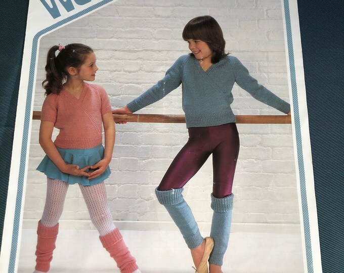 Paper vintage knitting Pattern Wendy Easy Knit 2321