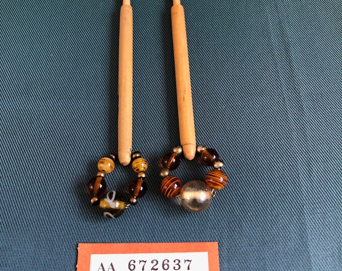 wooden lace bobbins