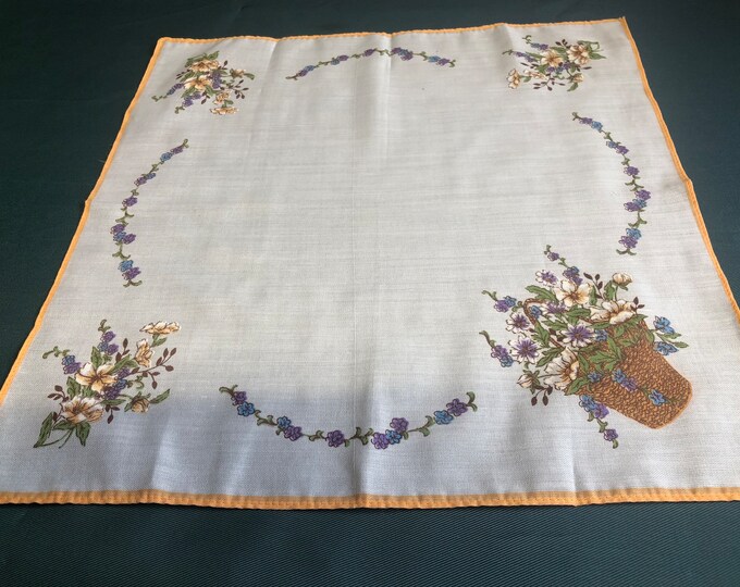 vintage ladies handkerchief, hankie