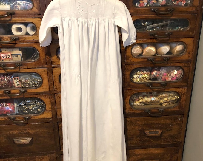 Victorian Cotton Christening Gown