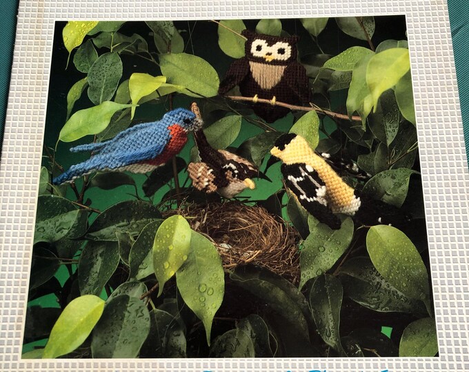 Vintage Plastic Canvas Birds of a Feather II Pattern