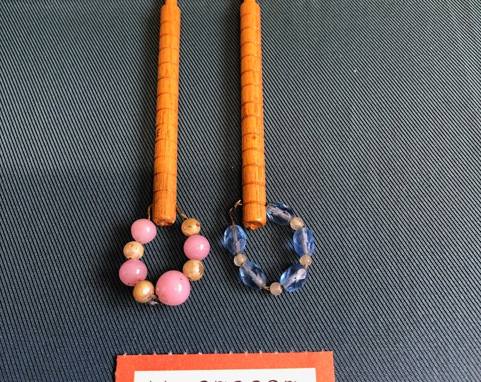 wooden lace bobbins