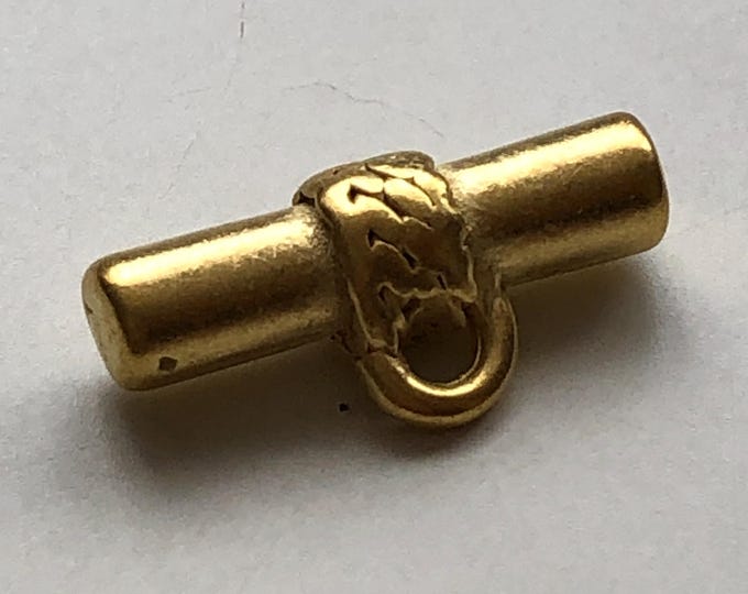 Vintage gold coloured T-bar buttons