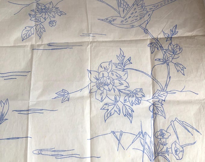 Vintage Embroidery Transfer