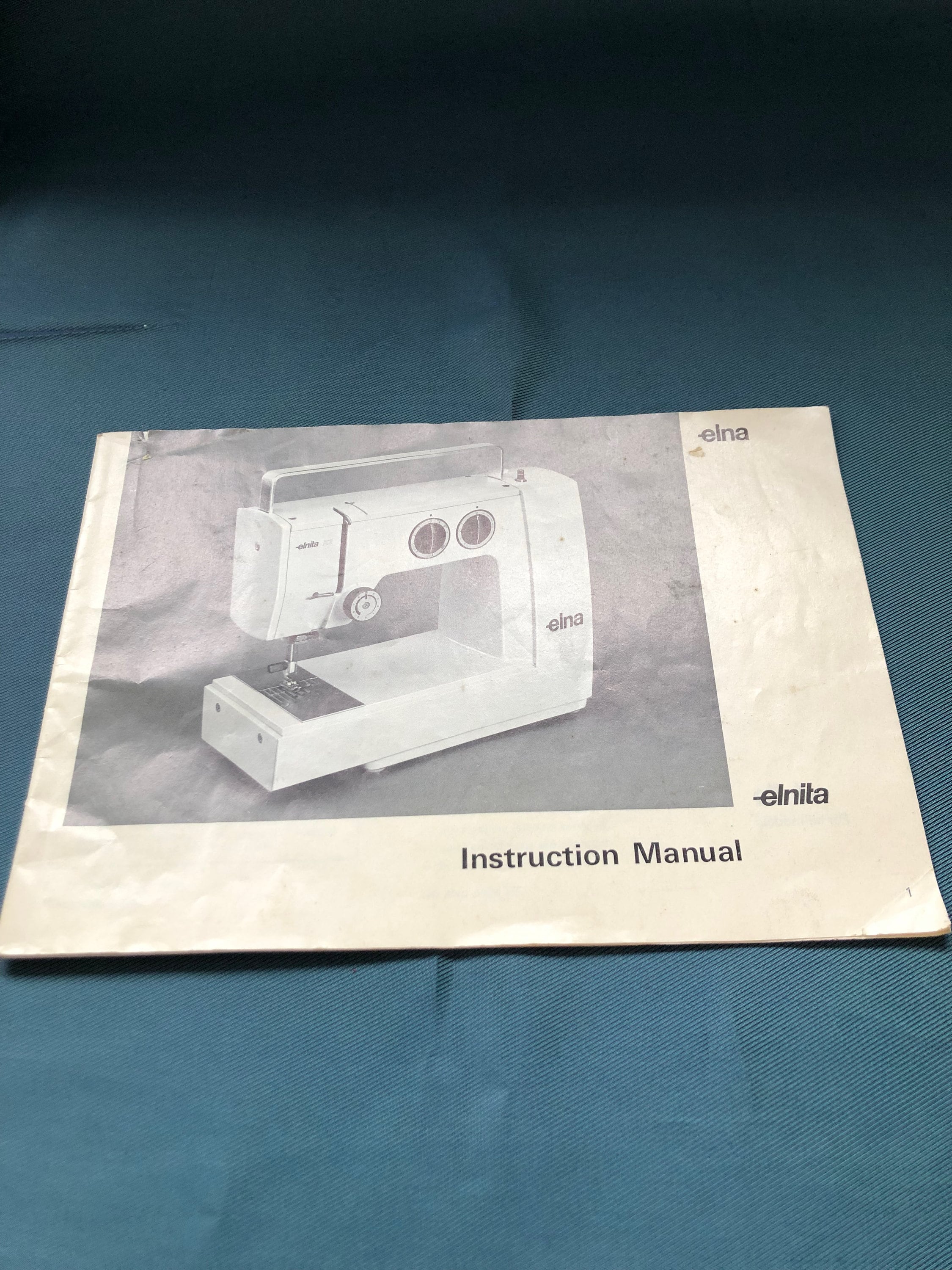 Vintage Elna Elnita Sewing Machine Manual 