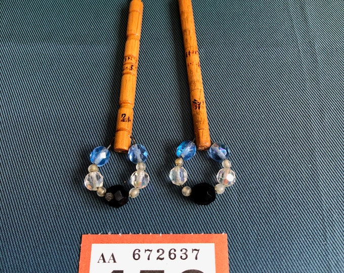 wooden lace bobbins