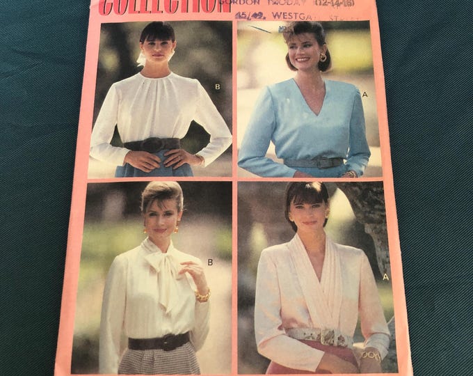ladies blouse Sewing Pattern Butterick 4292 Factory Folded