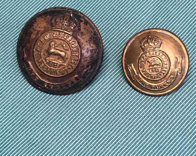 British Military Brass Buttons, BRITISH ARMY