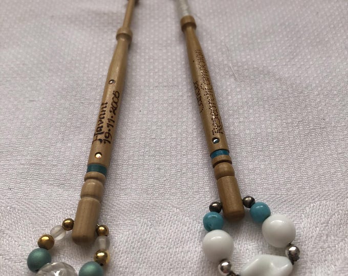 wooden lace bobbins