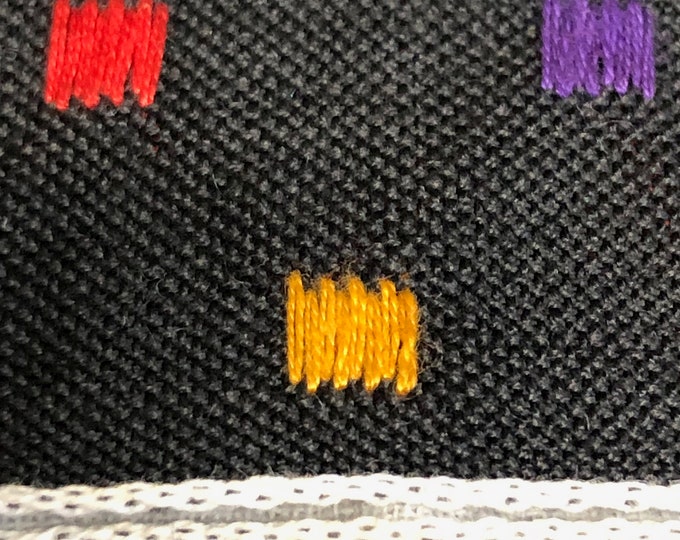 Vintage black ribbon, embellishment, notions