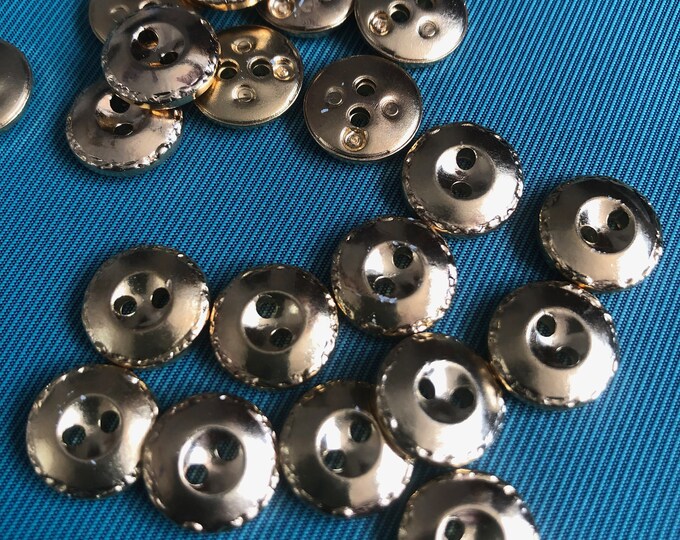 Buttons, Vintage gold coloured buttons