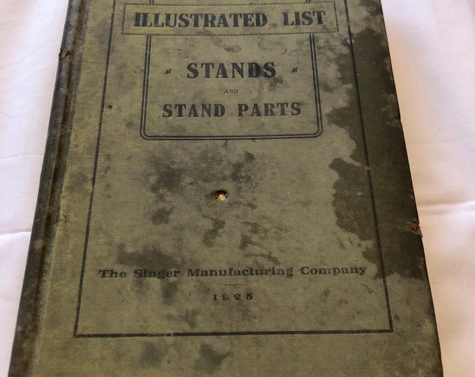 Illustrated list Stands and Stand Parts - Singer Sewing Machines