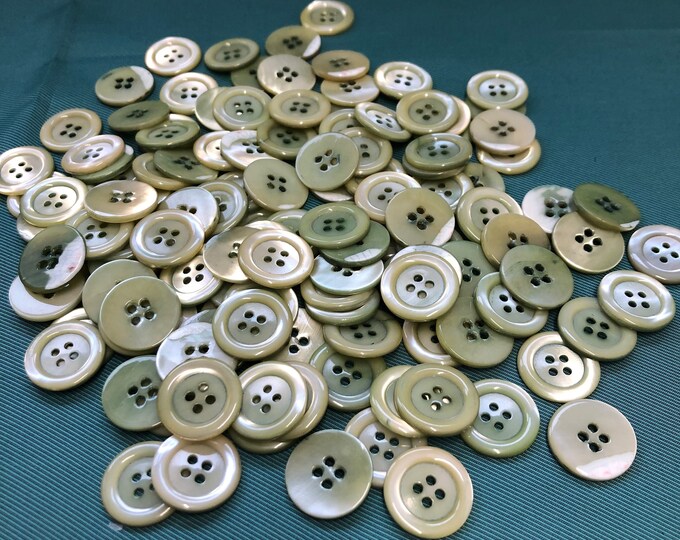 Vintage mother of pearl, shell buttons