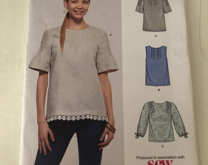 Ladies blouse top pattern, UNCUT, Factory Folded, New Look K6604
