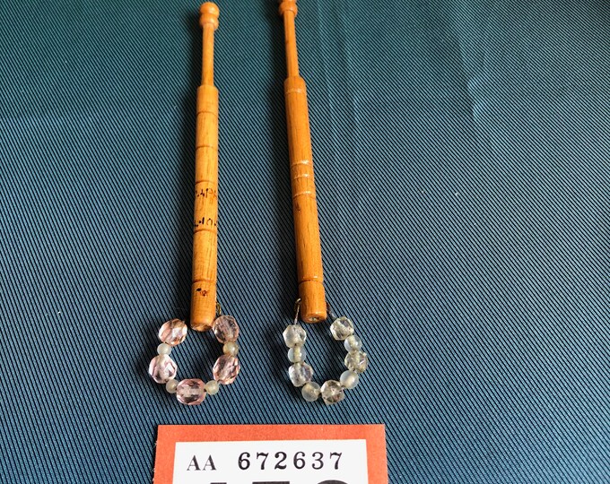 wooden lace bobbins