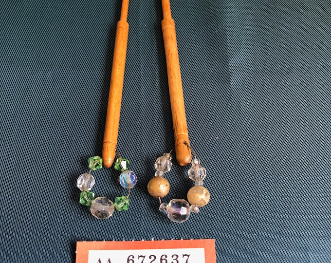 wooden lace bobbins