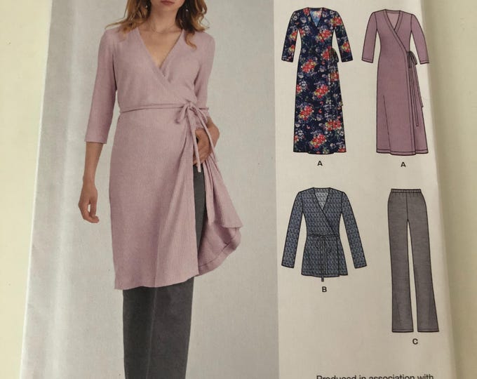 Ladies dress, top and trouser pattern, UNCUT, Factory Folded, New Look K6581