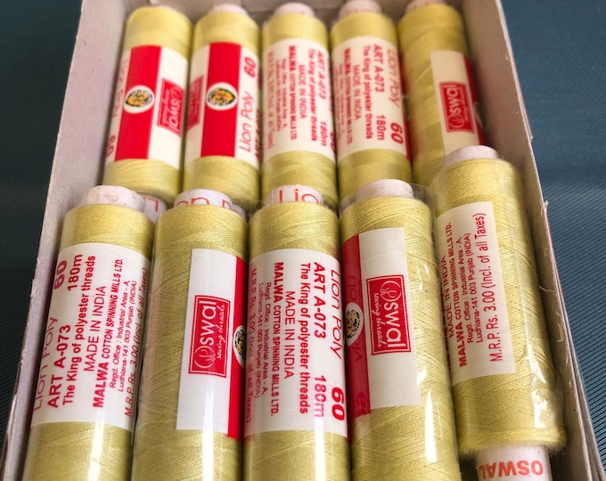 Vintage Lion Poly  60 Thread - lime green