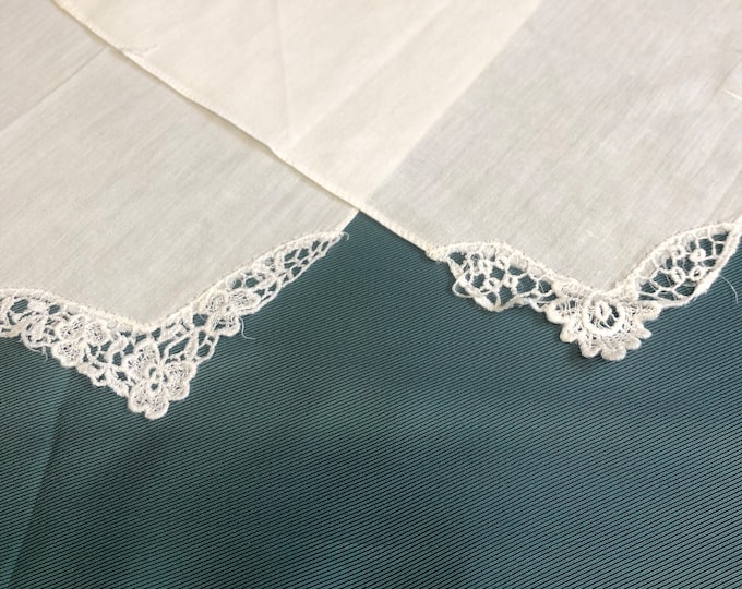 vintage ladies handkerchief, hankie