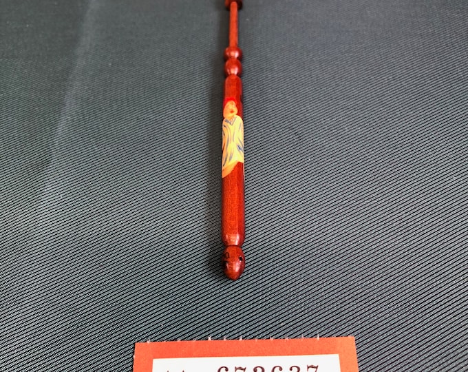 lacemaking bobbin, vintage, wooden, wee willy winky